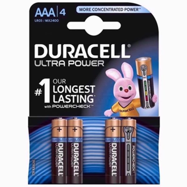 DURACELL BATTERIES OPTIMUM AAA PACK OF 4