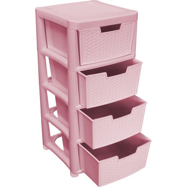 THUMBS UP DRAWER 3 TIER LARGE CABINET CABINET PINK