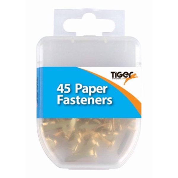 TIGER ESSENTIAL SPLIT PINS BRASS 60 PACK OF 10