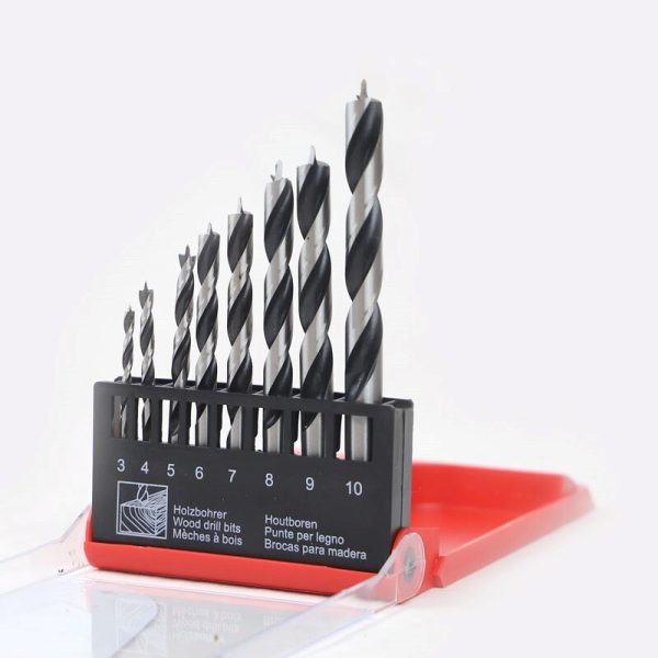 DEKTON WOOD DRILL SET 2-10MM 8PC