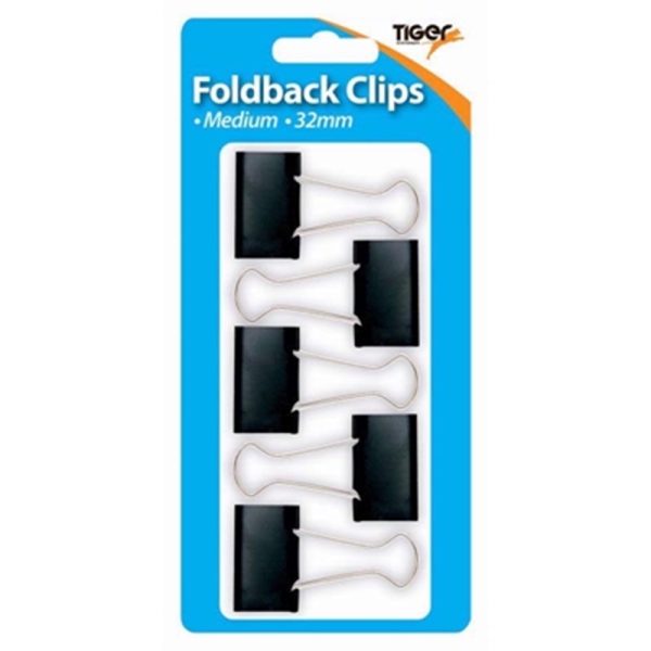 TIGER FOLD BACK CLIPS 5 32MM