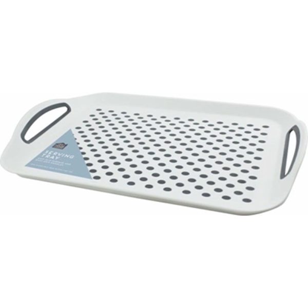 TREND SREVING TRAY ANTI SLIP WHITE