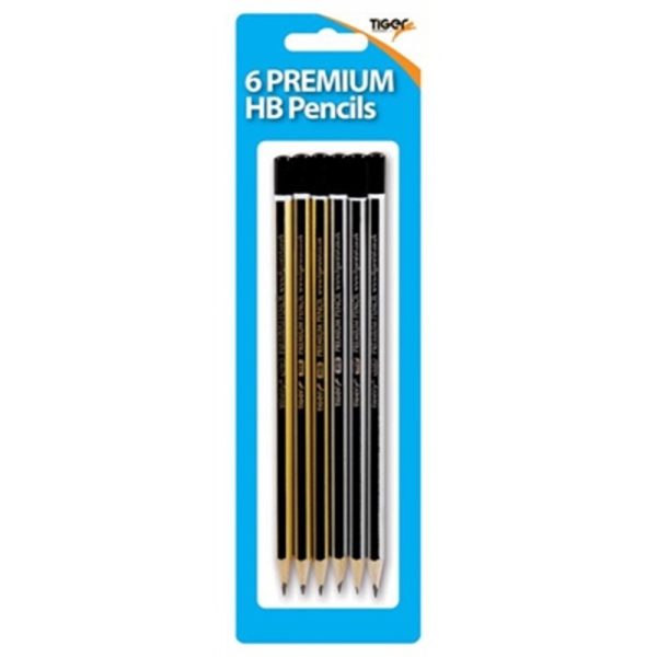 TIGER HB PENCILS PACK OF 6