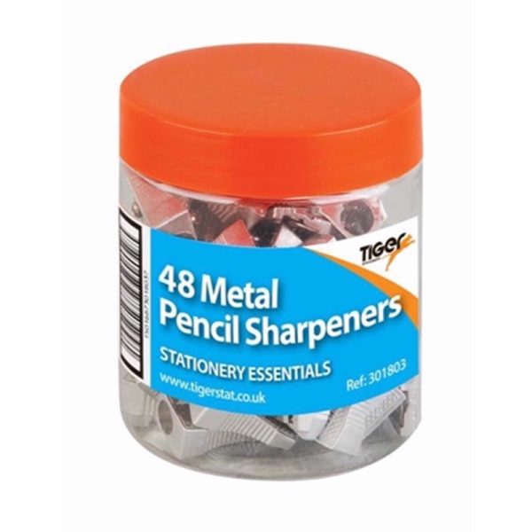 TIGER METAL PENCIL SHARPENERS TUB 48