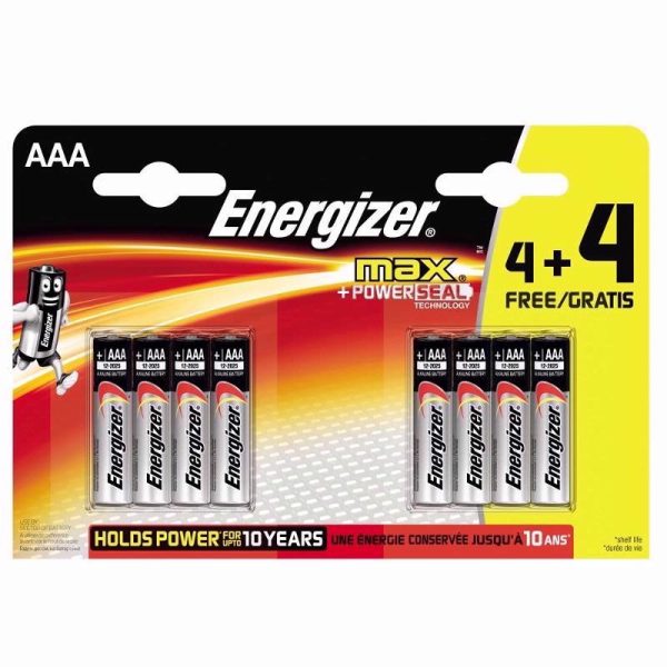 ENERGISER BATTERIES AA PACK OF 8