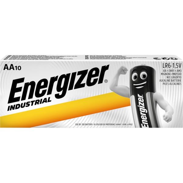 ENERGISER BATTERIES ALKAL INDUSTRIAL AA PACK OF 10