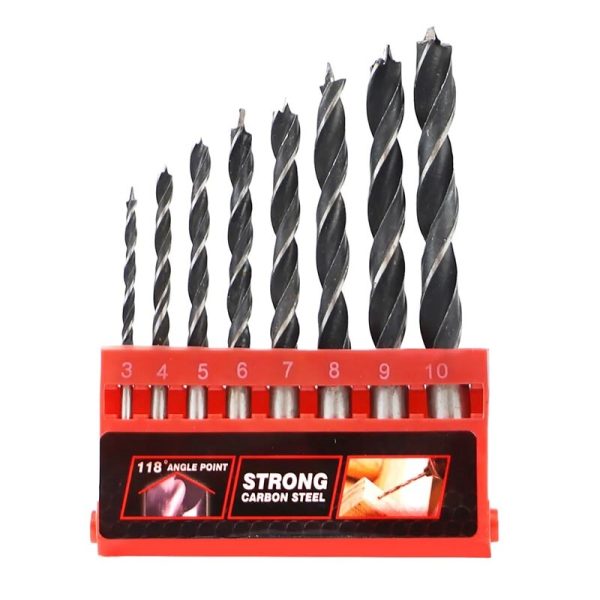 DEKTON WOOD DRILL SET 3-10MM 8PC