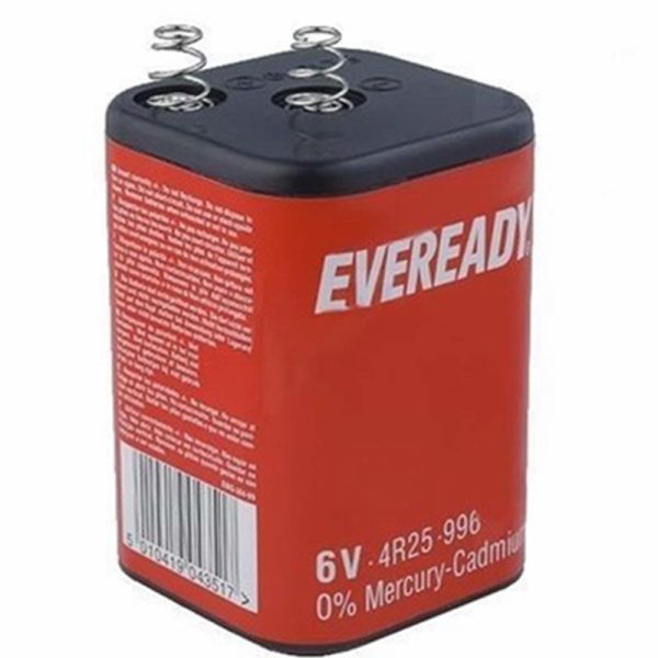 EVEREADY BATTERIES 6V 4R25 EACH