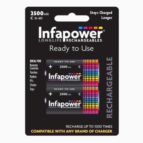 INFAPOWER RECHARGEABLE BATTERY C 2S