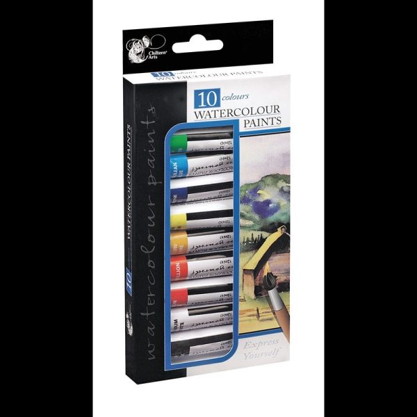 CHILTERN ARTS WATER COLOUR PAINTS PACK OF 10