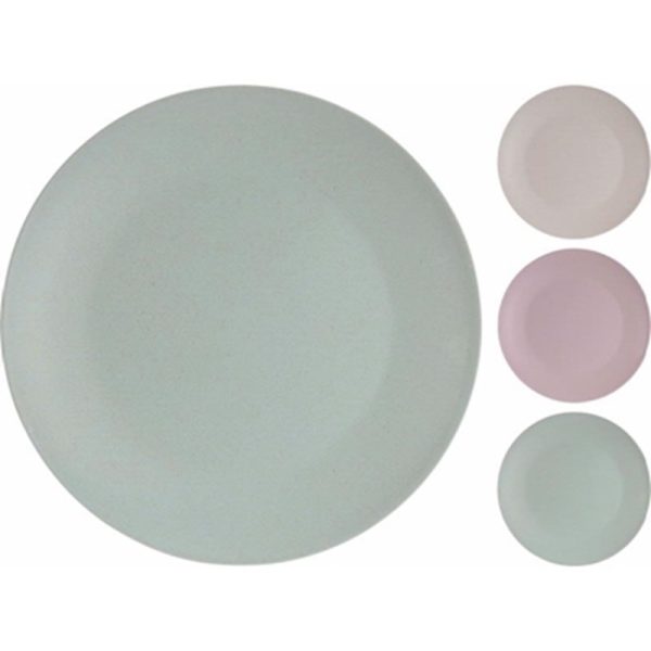 PLATE BAMBOO/MELAMINE ASSTD