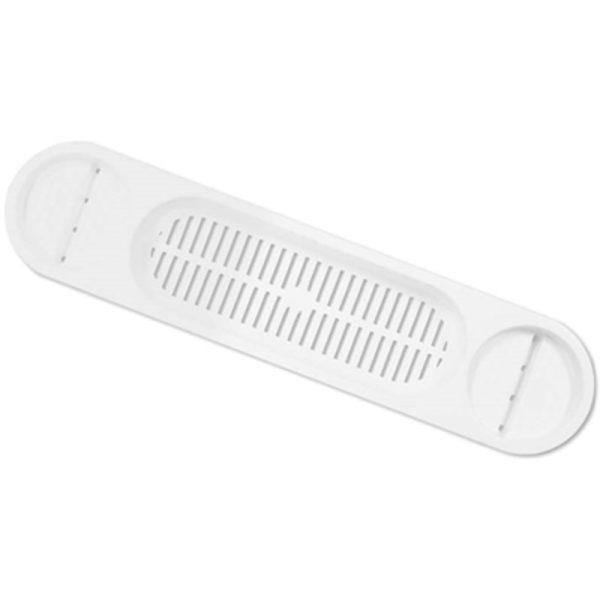 SIGNATURE PLASTIC WHITE BATH RACK