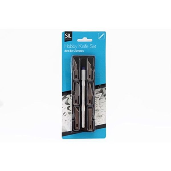 HOBBY KNIFE SET 7PCE