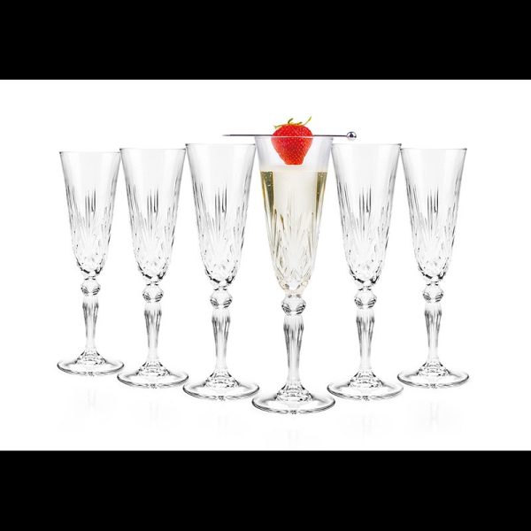 RCR MELODIA CHAMPAGNE FLUTE 16CL PACK OF 6