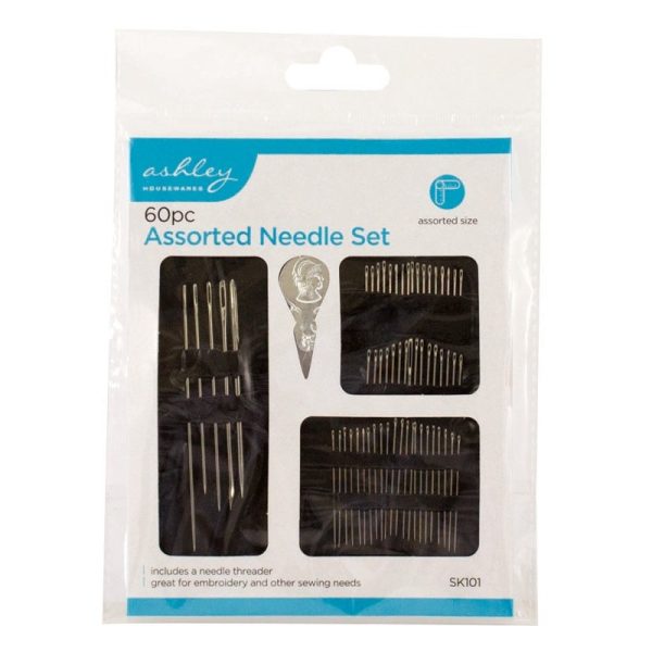 ASHLEY ASSORTED NEEDLE SET 60PCE