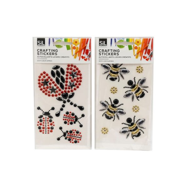 SIL CRAFT GEM BEE STICKERS