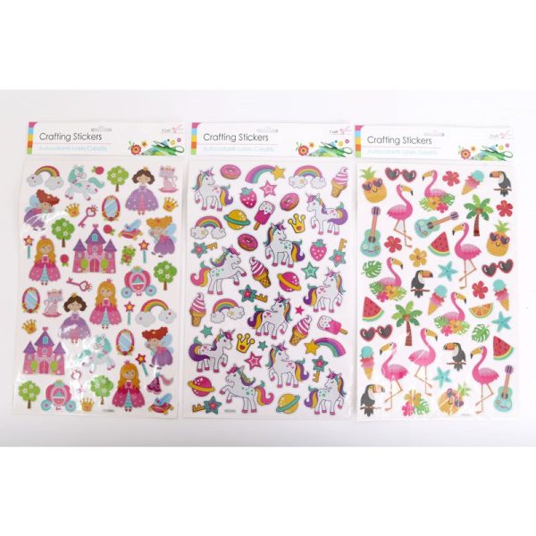 SIL CRAFT GLITTER STICKERS