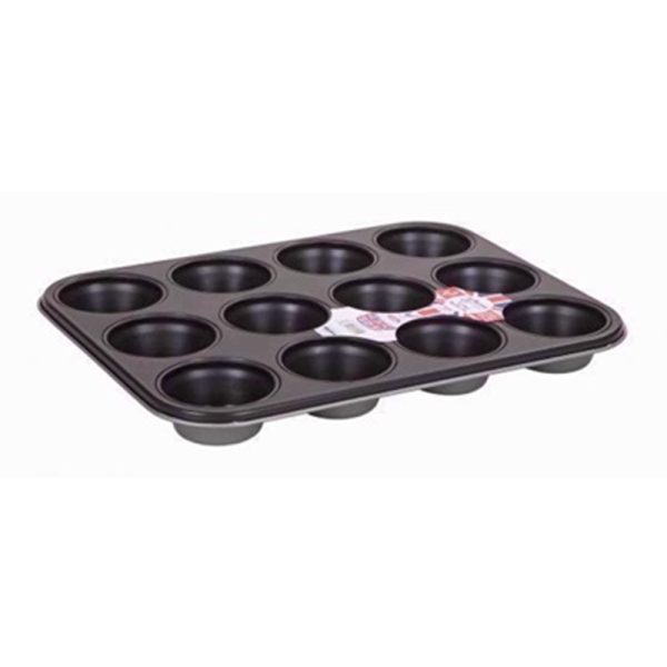 WHAM ESSENTIAL 12 CUP N/S MUFFIN TIN (BL)