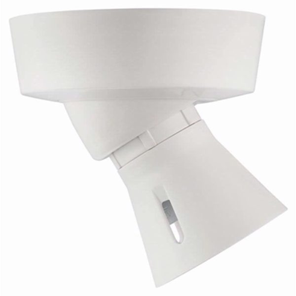 BG ANGLED BATTEN LAMPHOLDER WHITE