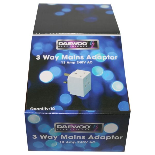 DAEWOO 3 WAY ADAPTOR PACK OF 10