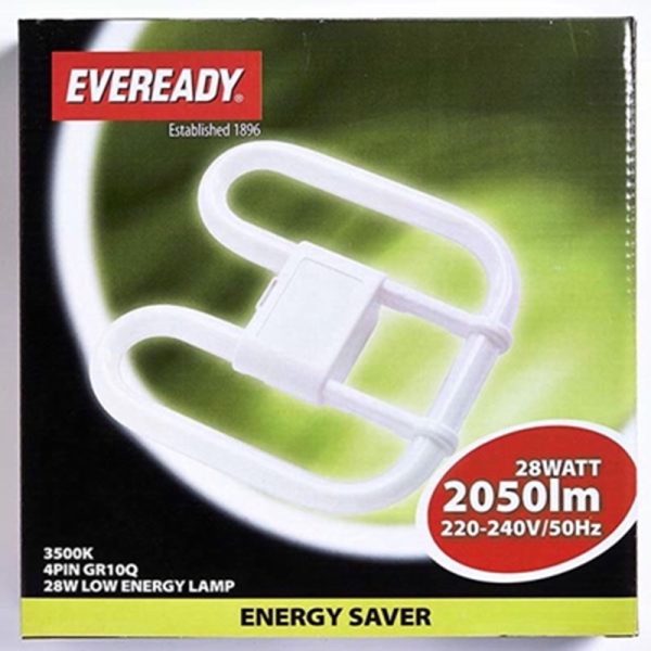 EVEREADY 2D LAMP 4 PIN 28W S713