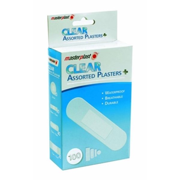 MASTERPLAST PLASTER CLEAR PACK OF 100/6