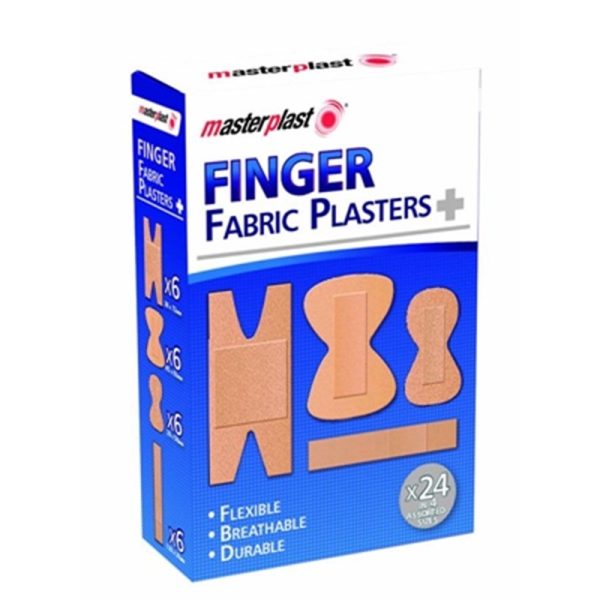 MASTERPLAST PLASTER FABRIC FINGER 24PC