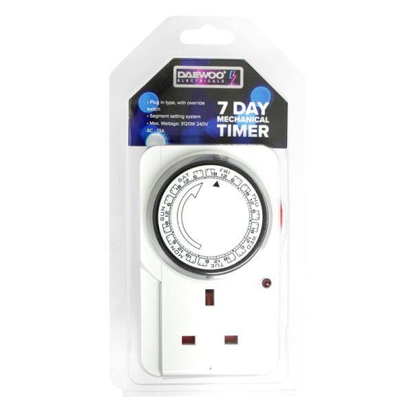 DAEWOO TIMER 7 DAY PLUG IN