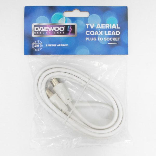 DAEWOO TV FLY LEAD M/F 2M