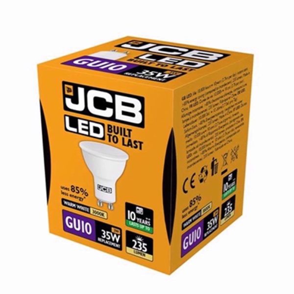 JCB LED BULB WARM WHITE GU10 3W/35W