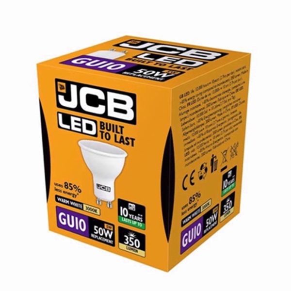 JCB LED BULB WARM WHITE GU10 5W/50W