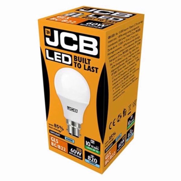 JCB LED D/L GLS BC 10W EACH