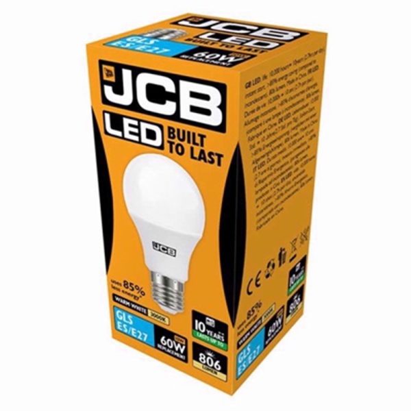 JCB LED W/W GLS ES 10W EACH