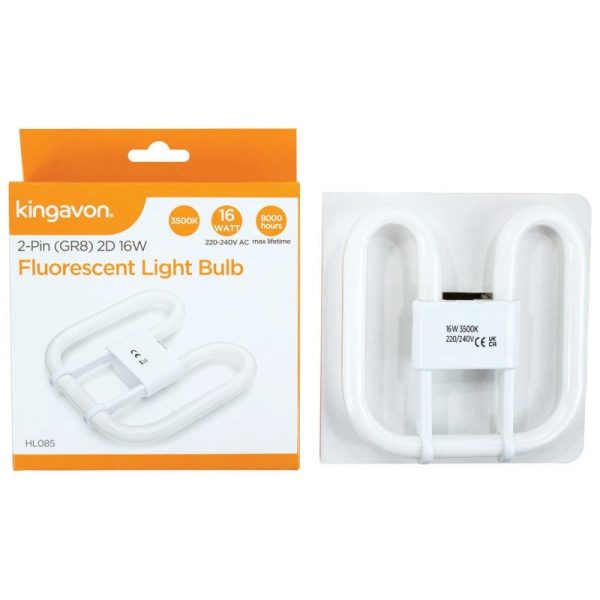 KINGAVON FLUORESCENT 16W 2-PIN LIGHT BULB