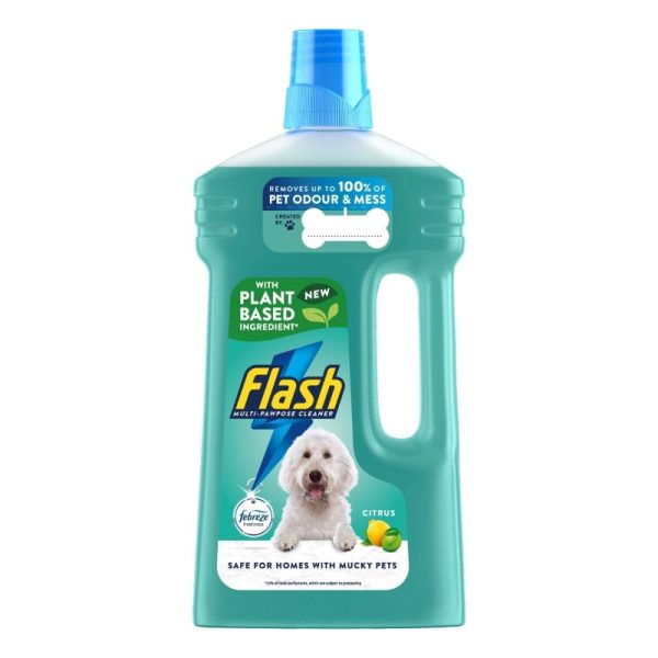 FLASH CLEANING LIQUID PETS 1L PACK OF 6