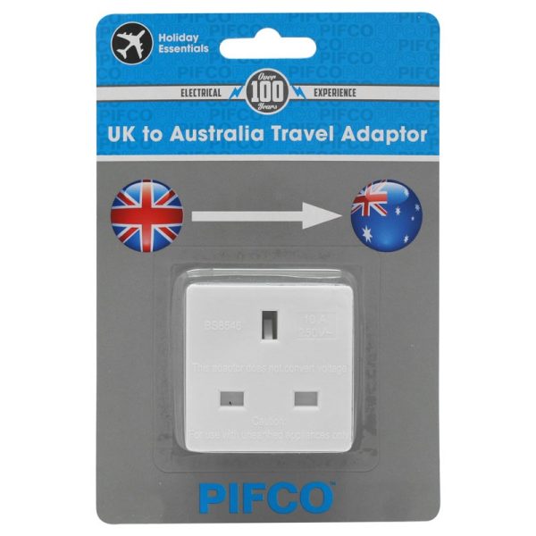 PIFCO TRAVEL ADAPTOR AUSTRALIA TVL1036