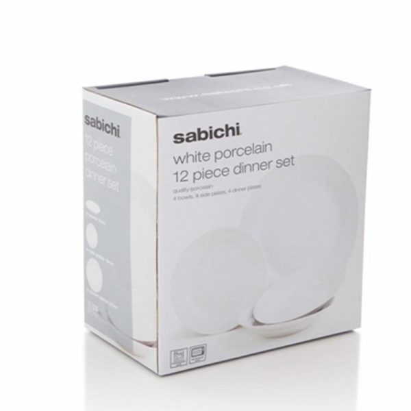 SABICHI DAY TO DAY 12PCE PORCELAIN DINNER SET