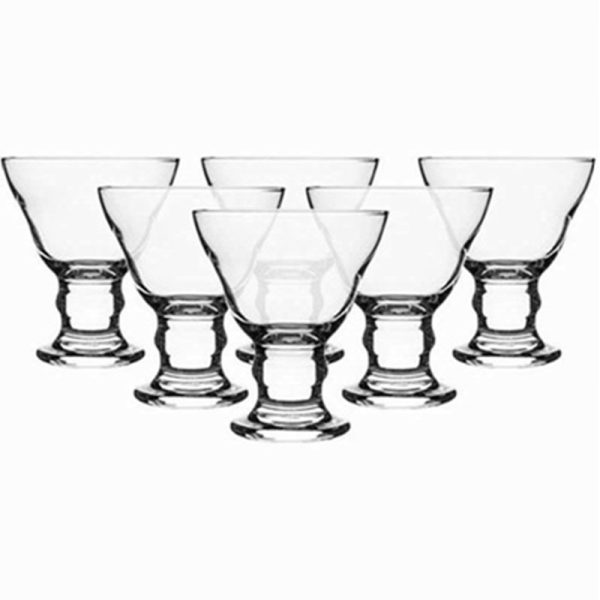 ORION PACK OF 6 GLASS SUNDAE DISHES