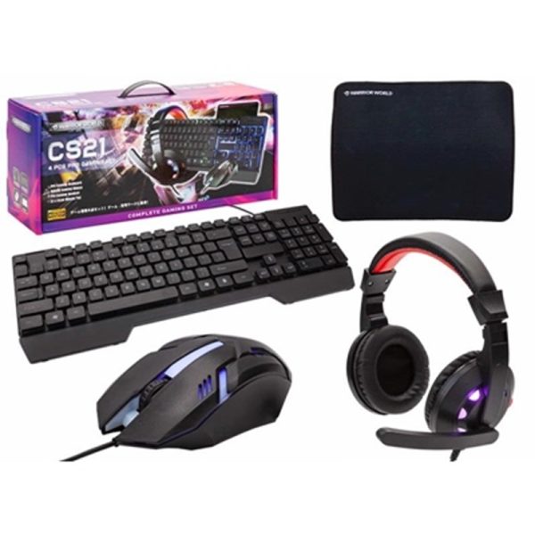 PRO GAMING HEADSET/MIC IN COLOUR BOX