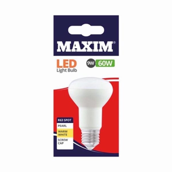 MAXIM 60W R63 ES WARM WHITE PACK OF 10