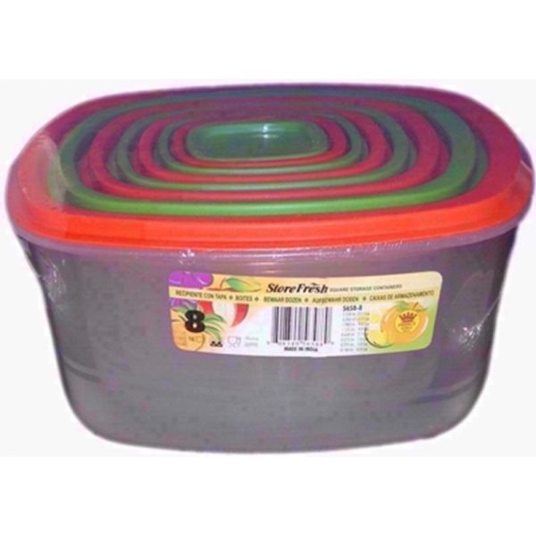 VPL PRINCE SET 8 SQUARE FOOD BOX