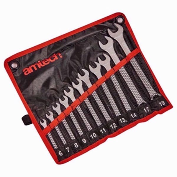 AMTECH COMBINATION METRIC SPANNER 11PC SET
