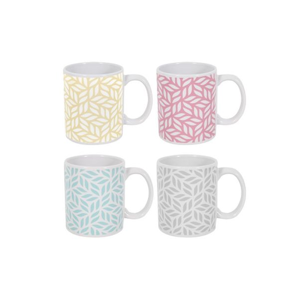 MUGS LEAF DESIGN