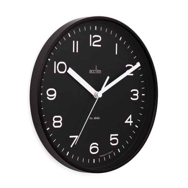 ACCTIM RUNWELL DUSK CLOCK BLACK