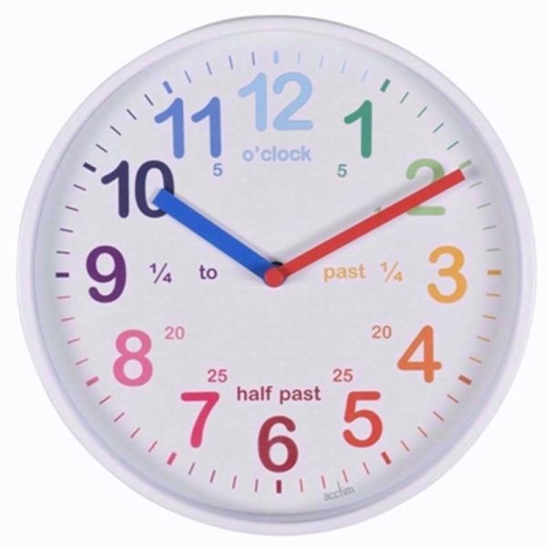 ACCTIM WICKFORD KIDS WALL CLOCK WHITE JUNE