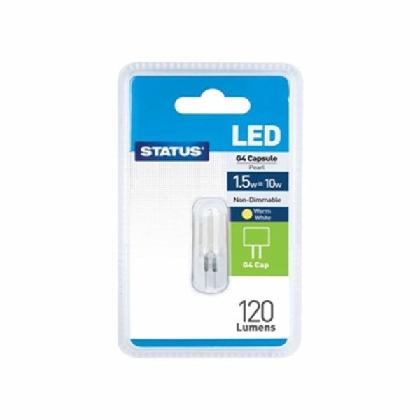 STATUS LED G4 W/W 1.5W EACH