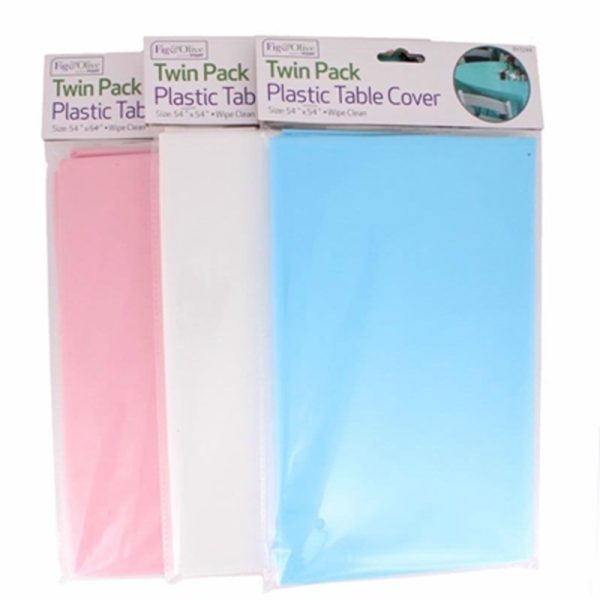 PLASTIC TABLE COVER 54X54 2PC