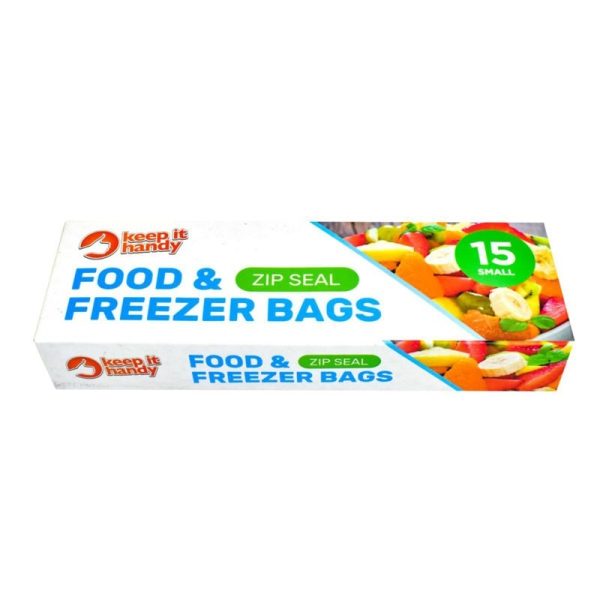 KEEP IT HANDY ZIP SEAL FOOD & FREEZER 15 BAGS