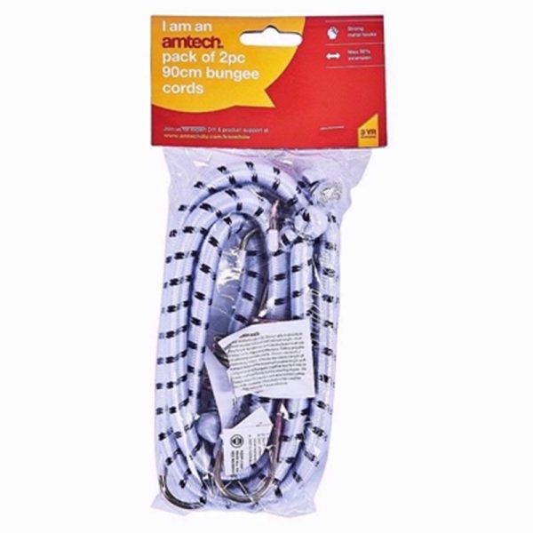 AMTECH BUNGEE CORDS 2PC 36INCH