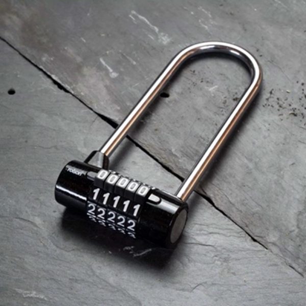 ROLSON COMBINATION LOCK LONG SHACKLE 5 DIGIT